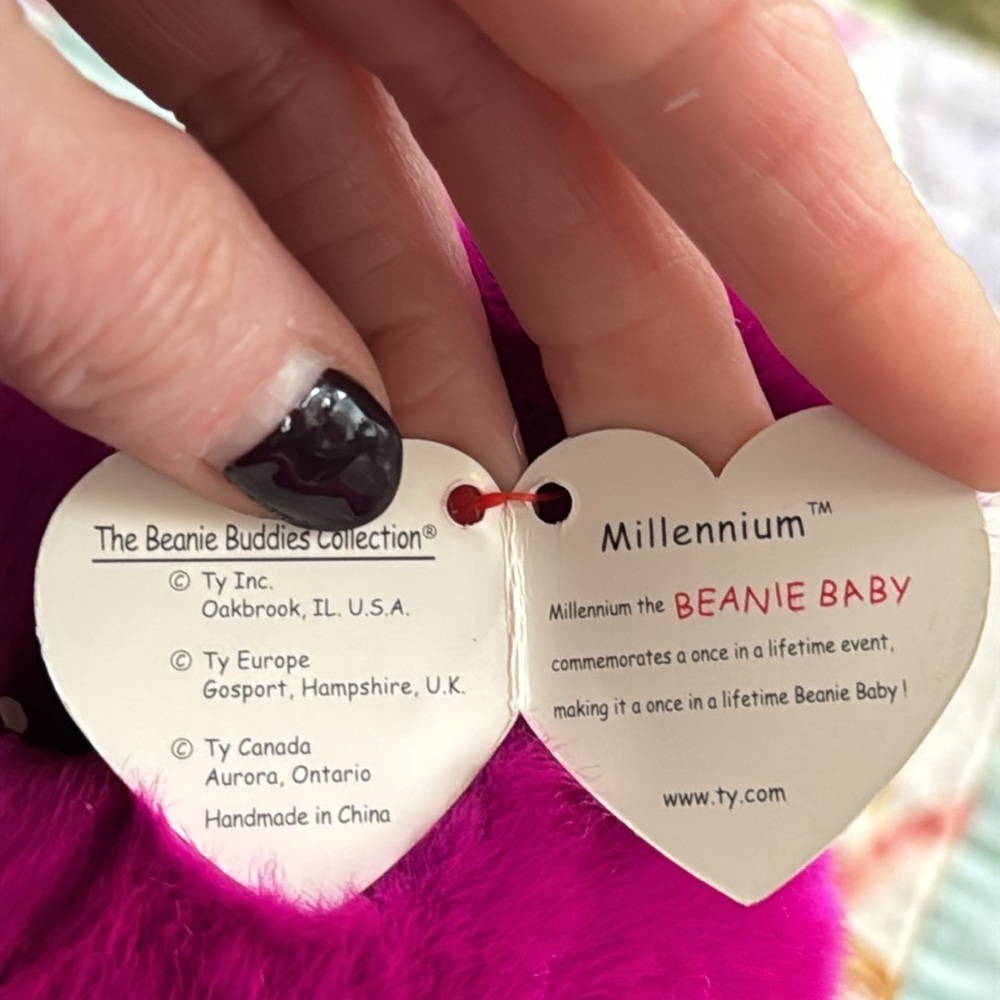 Ty Beanie Buddies Collection 2000 Millenium Bear - Picture 6 of 9